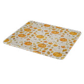 かわいいカボチャ柄 | サンクスギビング カッティングボード (角)