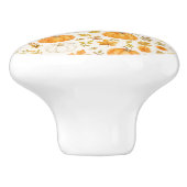 かわいいカボチャ柄 | サンクスギビング セラミックノブ (側面)