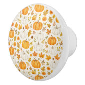 かわいいカボチャ柄 | サンクスギビング セラミックノブ (右)