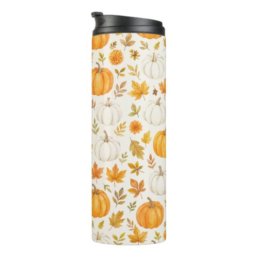 かわいいカボチャ柄 | サンクスギビング タンブラー (回転右)