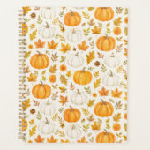 かわいいカボチャ柄 | サンクスギビング プランナー手帳 (正面)