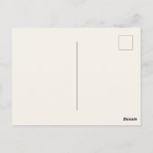 かわいいカボチャ柄 | サンクスギビング ポストカード (裏面)