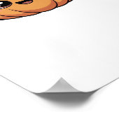 かわいいカボチャ特大Tシャツ ポスター (角)