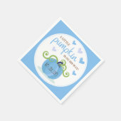 かわいいカボチャ男の子赤ちゃんシャワー スタンダードカクテルナプキン (角)