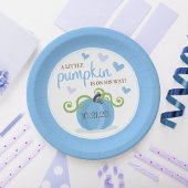 かわいいカボチャ男の子赤ちゃんシャワー ペーパープレート
