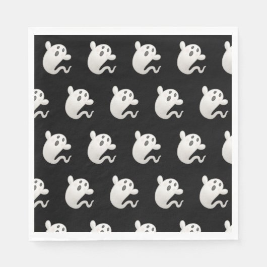 かわいいカボチャ男女兼用ハロウィーン赤ちゃんシャワー スタンダードランチョンナプキン (正面)