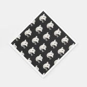 かわいいカボチャ男女兼用ハロウィーン赤ちゃんシャワー スタンダードランチョンナプキン (角)