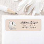 かわいいカボチャ男女兼用ハロウィーン赤ちゃんシャワー ラベル (インサイチュ)