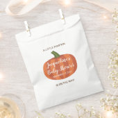 かわいいカボチャ秋の秋赤ちゃんシャワー フェイバーバッグ (クリップ留めされた状態)