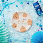 かわいいカボチャ秋男女兼用ベビーシャワー ペーパープレート (パーティー)