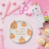 かわいいカボチャ秋男女兼用ベビーシャワー ペーパープレート (パーティー)