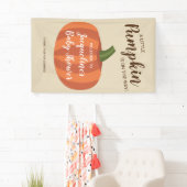 かわいいカボチャ秋秋へようこそ赤ちゃんシャワー 横断幕 (インサイチュ)