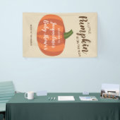 かわいいカボチャ秋秋へようこそ赤ちゃんシャワー 横断幕 (トレードショー)