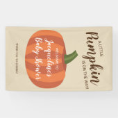 かわいいカボチャ秋秋へようこそ赤ちゃんシャワー 横断幕 (横)