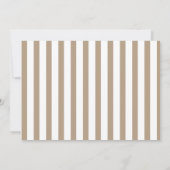 かわいいカボチャ1枚目の誕生日写真カード 招待状 (裏面)