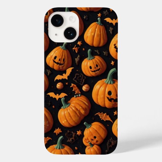 かわいいカボチャ&キャンディ Case-Mate iPhoneケース (裏面)