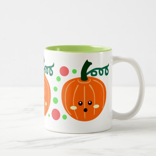 かわいいカボチャ ツートーンマグカップ (右)