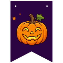 かわいいカボチャ ハッピーハロウィン ガーランド バナー