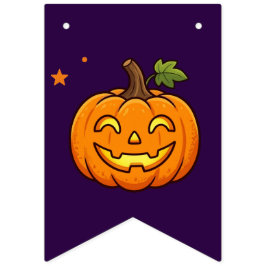 かわいいカボチャ ハッピーハロウィン ガーランド バナー