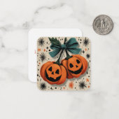 かわいいカボチャ ハロウィンを満喫して！ ノートカード (正面/裏面インサイチュ)