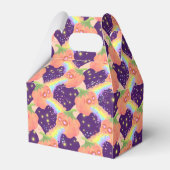 かわいいカボチャ，レインボー銀河系，かわいい フェイバーボックス (正面サイド)