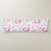 かわいいカボチャ、幽霊&花 ボディピロー (正面)