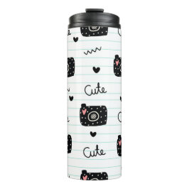 かわいいカムのライニング紙 タンブラー