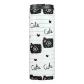 かわいいカムのライニング紙 タンブラー (裏面)