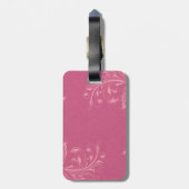 かわいいカメのバッグのラベル ラゲッジタグ (裏面縦)