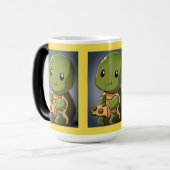 かわいいカメのマグ モーフィングマグカップ (正面左)