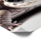 かわいいカメの赤ちゃんのポートレート | 1:1 スクエア ポスター (角)