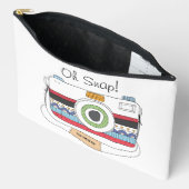 かわいいカメラドードルオスナップ アクセサリーポーチ (見開き)