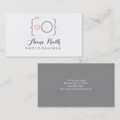 かわいいカメラマンのカメラ 名刺 (正面/裏面)