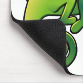 かわいいカメレオンのトカゲ マウスパッド (コーナー)