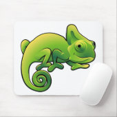 かわいいカメレオンのトカゲ マウスパッド (マウス)