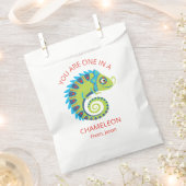 かわいいカメレオン子供バレンタインデー教室 フェイバーバッグ (クリップ留めされた状態)