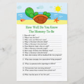 かわいいカメ赤ちゃんシャワーゲームをどれだけ知っているか (正面)