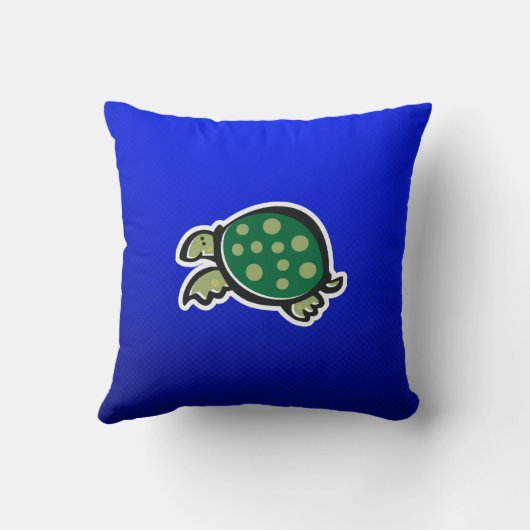 かわいいカメ; 青い クッション (裏面)