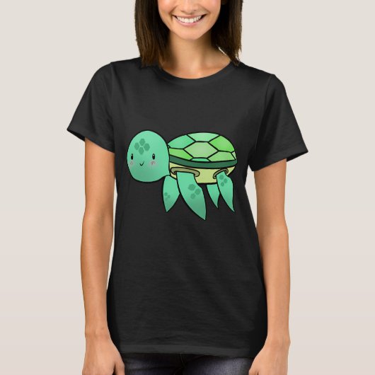 かわいいカメ Tシャツ (正面)