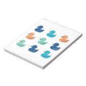 かわいいカモのパドリングII ノートパッド (回転)