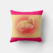 かわいいカモの子ども クッション (裏面)