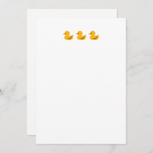 かわいいカモの里|過去記事 サンキューカード (正面/裏面)