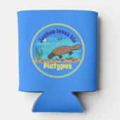 かわいいカモノハシ 缶クーラー (裏面)