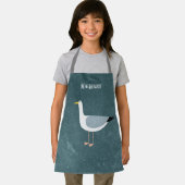 かわいいカモメの名前 エプロン (インサイチュ)