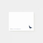 かわいいカモメの鳥パーソナライズされた自然 ポストイット (正面)