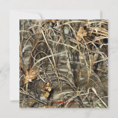 かわいいカモ柄の消防栓 性別発表 招待状 (裏面)