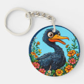 かわいいカモ キーホルダー (正面)