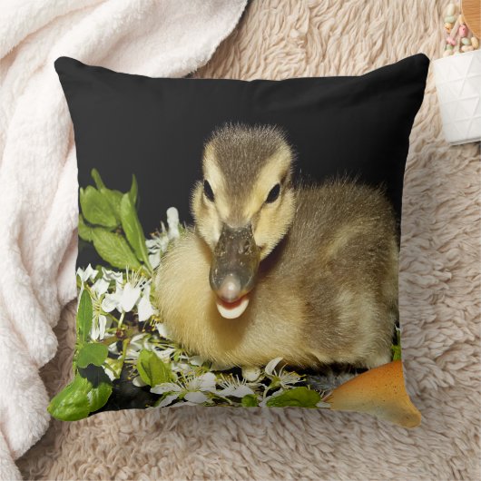 かわいいカモ クッション (ブランケット)
