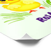 かわいいカモ フォトプリント            (角)