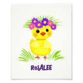 かわいいカモ フォトプリント            (正面)